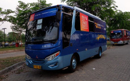 Serunya Naik Shuttle Gratis GIIAS 2019 dari Transmart Lebak Bulus