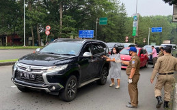 Galeri Hari Pertama PSBB Tangerang Selatan Diberlakukan