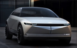 Konsep Hyundai 45 EV, Mobil Berteknologi Modern dengan Desain Retro