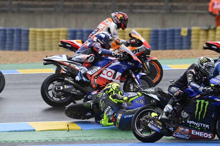 Usai Kecelakaan di Lap Pertama MotoGP Prancis 2020, Begini Komentar Valentino Rossi