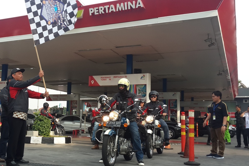 Pertamina Lepas Puluhan Bikers Jelajah Energi Negeri