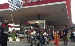 Pertamina Lepas Puluhan Bikers Jelajah Energi Negeri