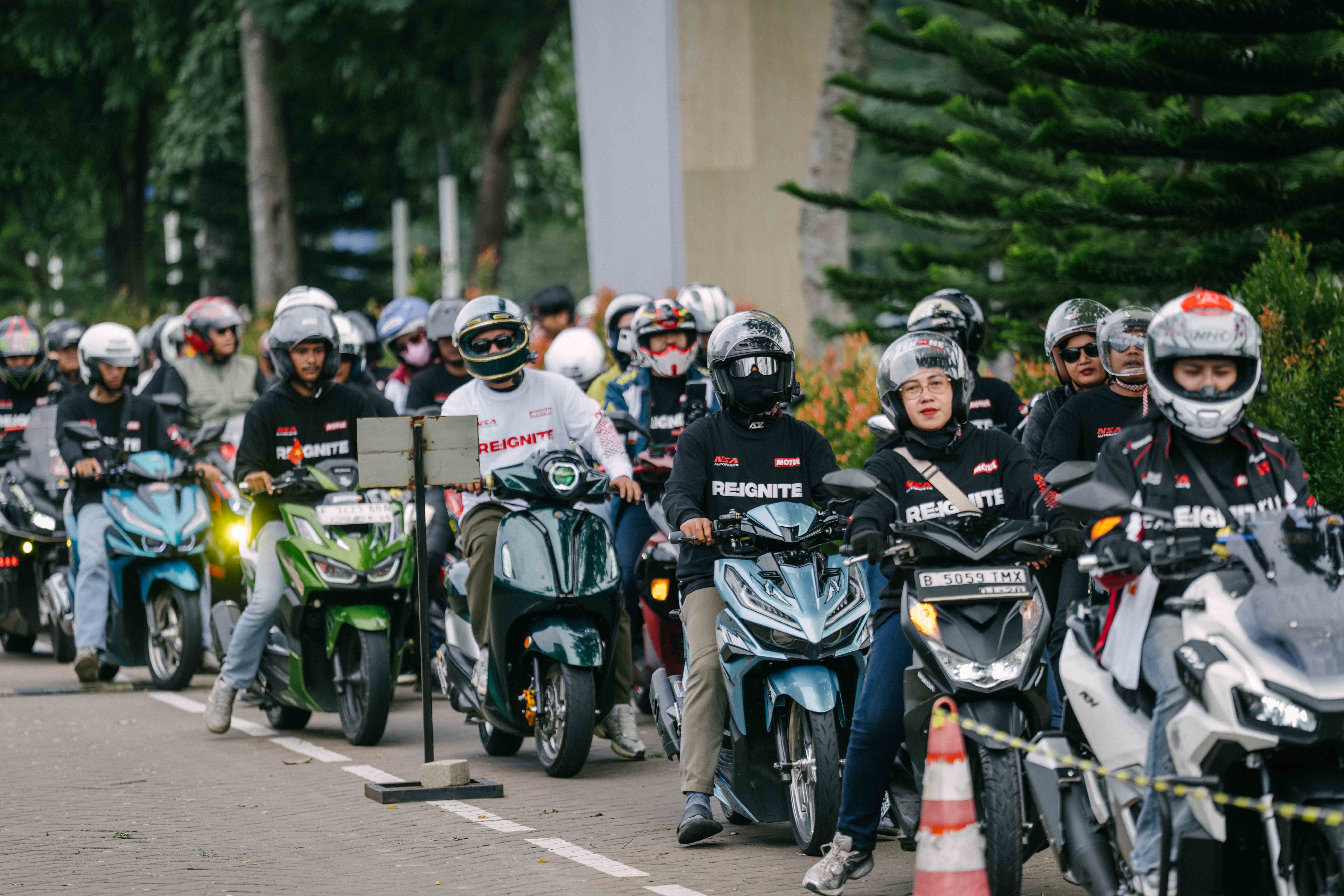 Kumpul dan Riding Bersama, Bikers Bogor Tunjukkan Solidnya Komunitas