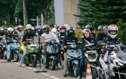 Kumpul dan Riding Bersama, Bikers Bogor Tunjukkan Solidnya Komunitas