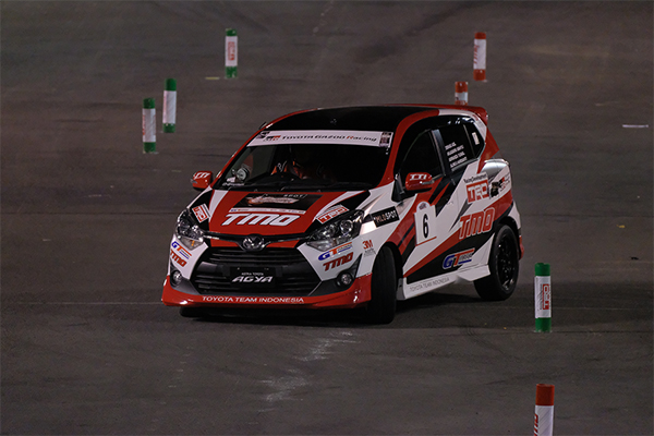 Toyota Team Indonesia Masih Rajai Kejuaraan Gymkhana Nasional