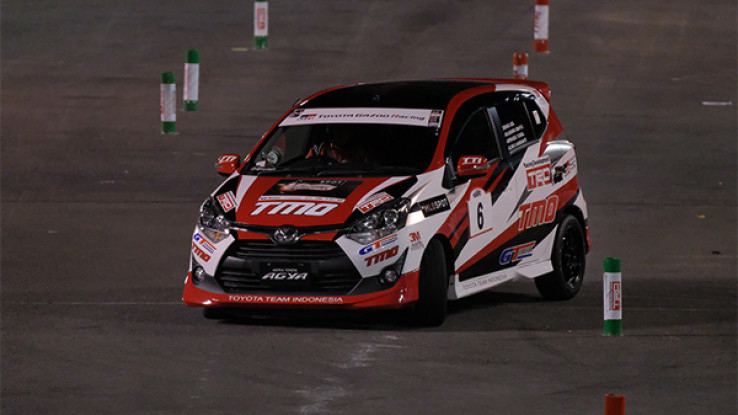 Toyota Team Indonesia Masih Rajai Kejuaraan Gymkhana Nasional
