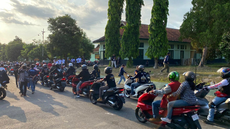 Bikers Honda dari 25 Komunitas Motor Jakarta Tangerang Touring ke Klaten Hadiri HBD 2024