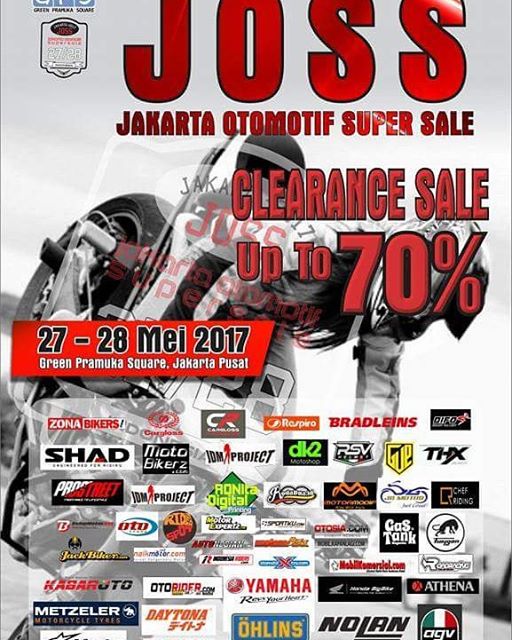JOSS (Jakarta Otomotif Super Sale) Event Hiburan dan Kelengkapan Para Bikers