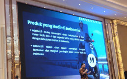 Yadea Perkenalkan Tiga Motor Listrik di IIMS 2023