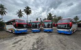 Transport Express Jaya Hadirkan 8 Unit Hino Bus RM 280 ABS Wde Air Suspension