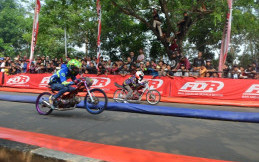 Didukung Indodrag, Ratusan Dragster Pacu Motor Balap FDR Day Tangerang 2019