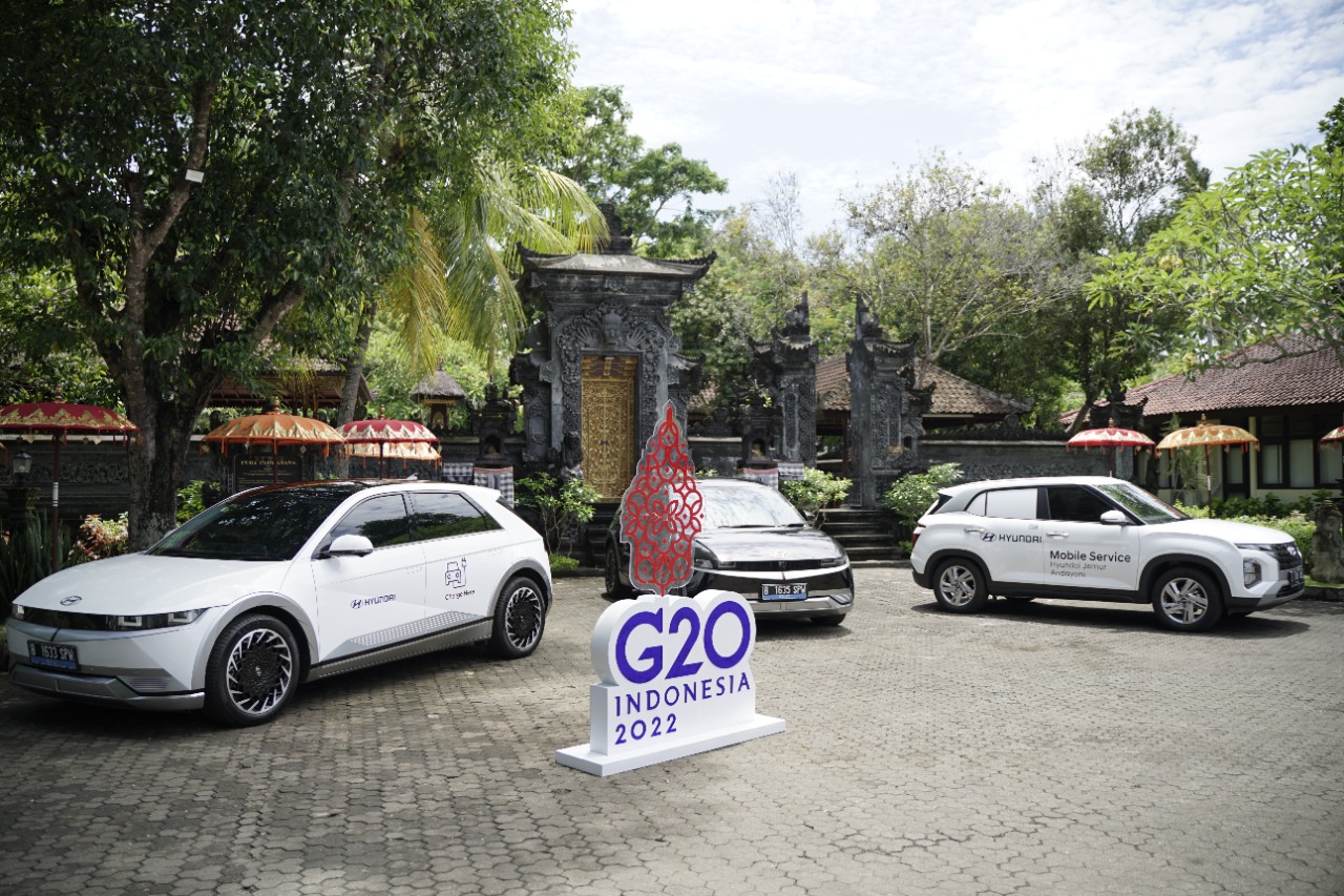 Hyundai Sediakan Fasilitas Mobile Charging dan Mobile Service di G20 Summit