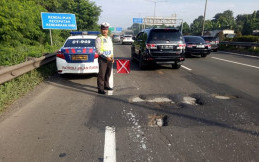Waspadai Jalan Lubang Pasca Banjir, Ini titiknya