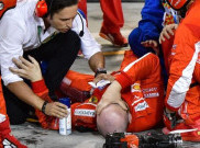 Kondisi Mekanik Ferrari yang Dilindas Mobil Raikkonen Sudah Membaik