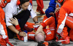 Kondisi Mekanik Ferrari yang Dilindas Mobil Raikkonen Sudah Membaik