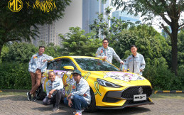 Kolaborasi Unik MG x Muklay, Hadirkan MG 5 GT Sebagai Karya Seni