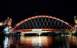 Bila Jembatan Terpanjang di Kalteng Rampung, Warga Tak Perlu Lagi Pakai Fery