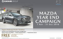 Nih, Keuntungan Pengguna Mazda di Year End Campaign 2018