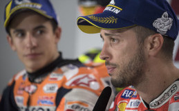 Dovizioso Terkejut Melihat  Manuver Marquez di Tikungan Terakhir   
