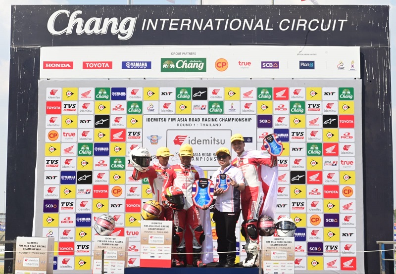 Pembalap AHRT Dominasi Podium Balapan ARRC di Thailand