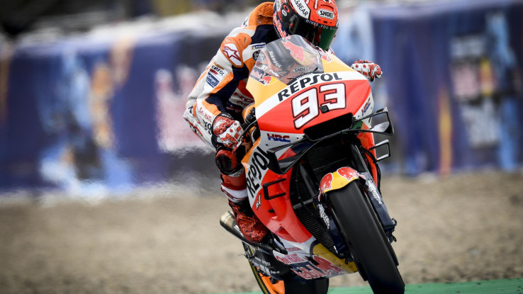 Hasil MotoGP Spanyol, Akhirnya Marc Marquez Raih Podium Kemenangan