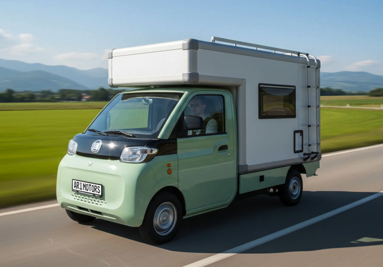 Ari Motors Hadirkan Campervan Mini, Ukurannya Lebih Pendek dari City Car