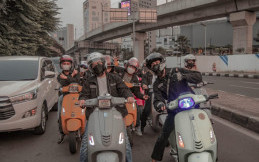 Ultah ke-7 Scooter Jam Dirayakan Berbagai Komunitas Skuter Jabodetabek