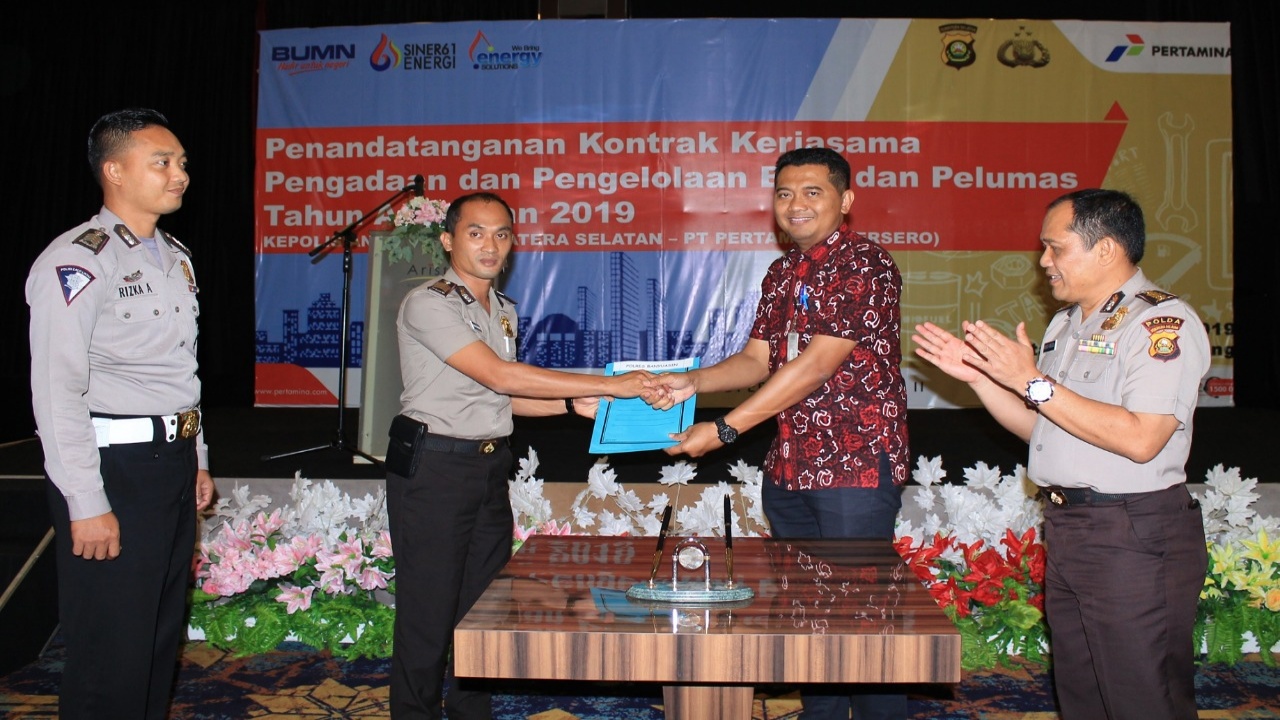 Pertamina Lanjutkan Kerja Sama dengan Kepolisian Sumatera Selatan