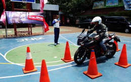 Honda Sebar ‘Virus’ Safety Riding Dalam Kontes Basket Bergengsi
