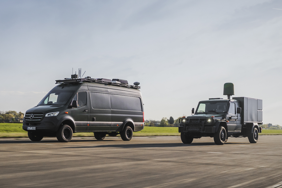 Mercedes-Benz Rilis G-Class dan Vans Taktis Perang Terbaru