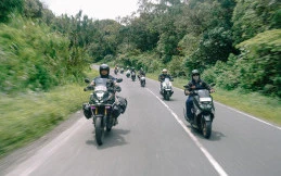 Komunitas Riders Jelajahi Danau Toba, Nikmati Alam dan Budaya Samosir