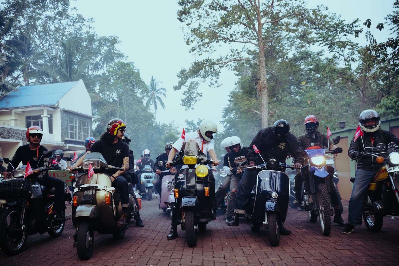 Sunset Ride di Tomohon, Ratusan Bikers Kumpul Meski BBM Jadi Tantangan