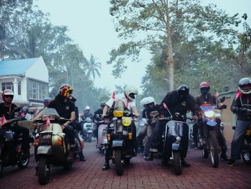 Sunset Ride di Tomohon, Ratusan Bikers Kumpul Meski BBM Jadi Tantangan