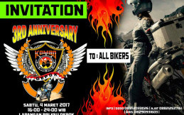 Kombo Depok Undang Para Bikers Rayakan Anniversary Ke 3 Kombo Depok