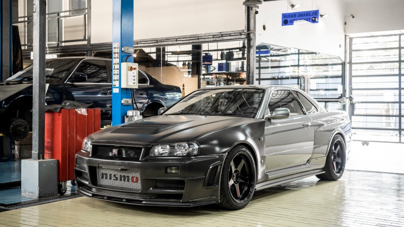 Modifikasi Nissan GT-R R34 V-Spec II Nür, Pakai Mesin Balap GT500 ...