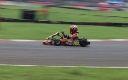 Qarrar Firhand Jadi Bintang Kecil Kelas Mini ROK Balap AKOC 2020