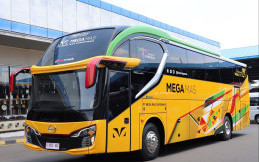PO Mega Mas Tambah Bus Baru, Pakai Livery Edisi Ulang Tahun