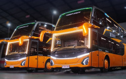 Konsisten dengan Kabin Nyaman, PO 27 Trans Punya Selusin Bus Double Decker