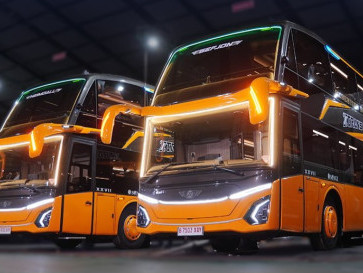 Konsisten dengan Kabin Nyaman, PO 27 Trans Punya Selusin Bus Double Decker