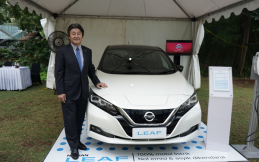 Nissan Pamerkan LEAF ke Kementrian ESDM dan Pertemuan Teknologi Otomotif se-Asia Tenggara