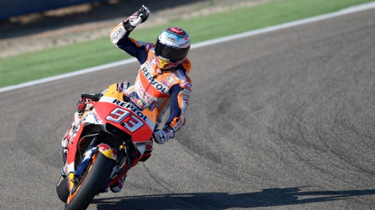 Nama Marc Marquez Abadi di Sirkuit Motorland Aragon Spanyol