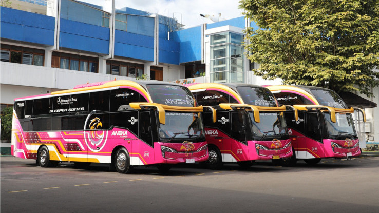 PO Aneka Transport Tambah 3 Sleeper Bus Baru Tanpa Toilet