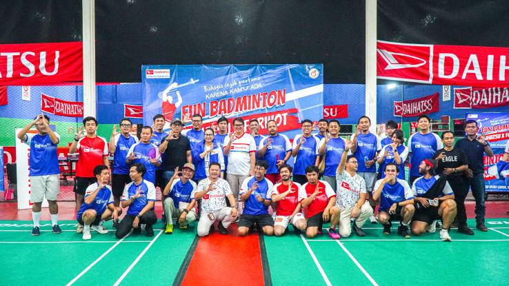 Forwot dan Daihatsu Gelar Fun Badminton Bareng Jurnalis Otomotif 