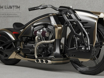 Hedon! Modifikasi Harley-Davidson Road Glide Racikan MWM Custom