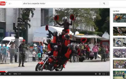 Video Aksi Motor yang Menantang Nyali 