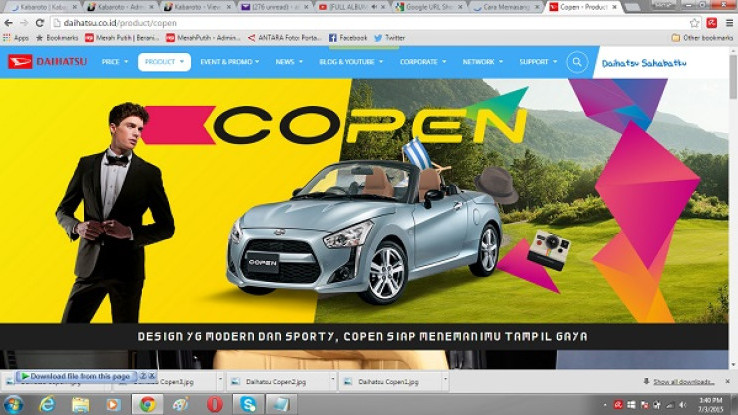 Daihatsu Copen Warnai Segmen Mobil Indonesia