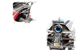 Ubahan Komponen Aerodinamika Ferrari F1 Dan Williams F1