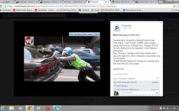 Hebat, Video Seorang Polantas Dorong Mobil Mogok