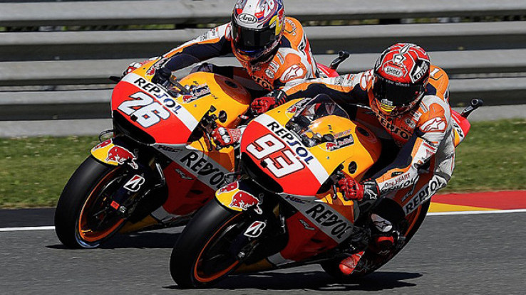 Marc Marquez Dan Dani Pedrosa Coba Motor Baru Di Misano