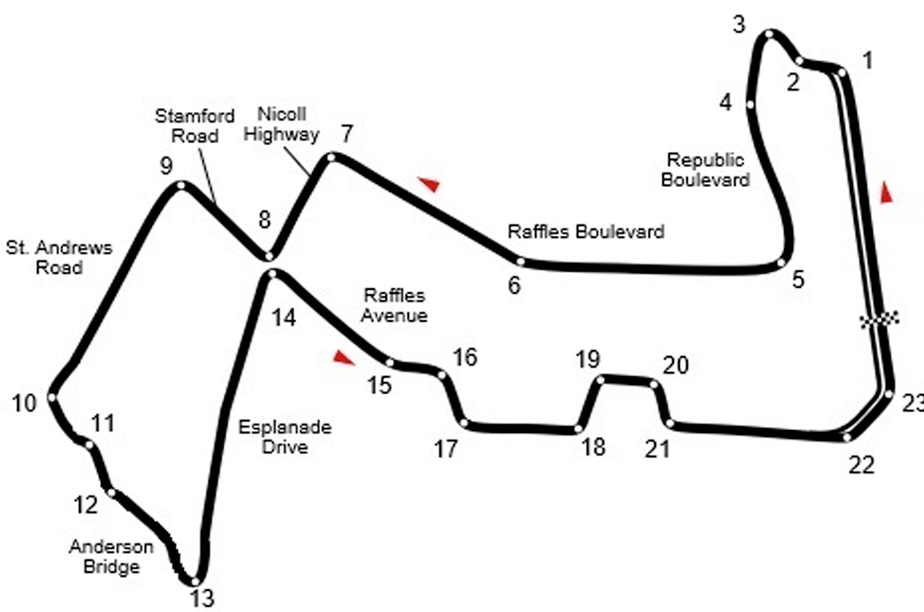 Sirkuit Formula 1 Marina Bay Singapura Ubah Layout Tikungan